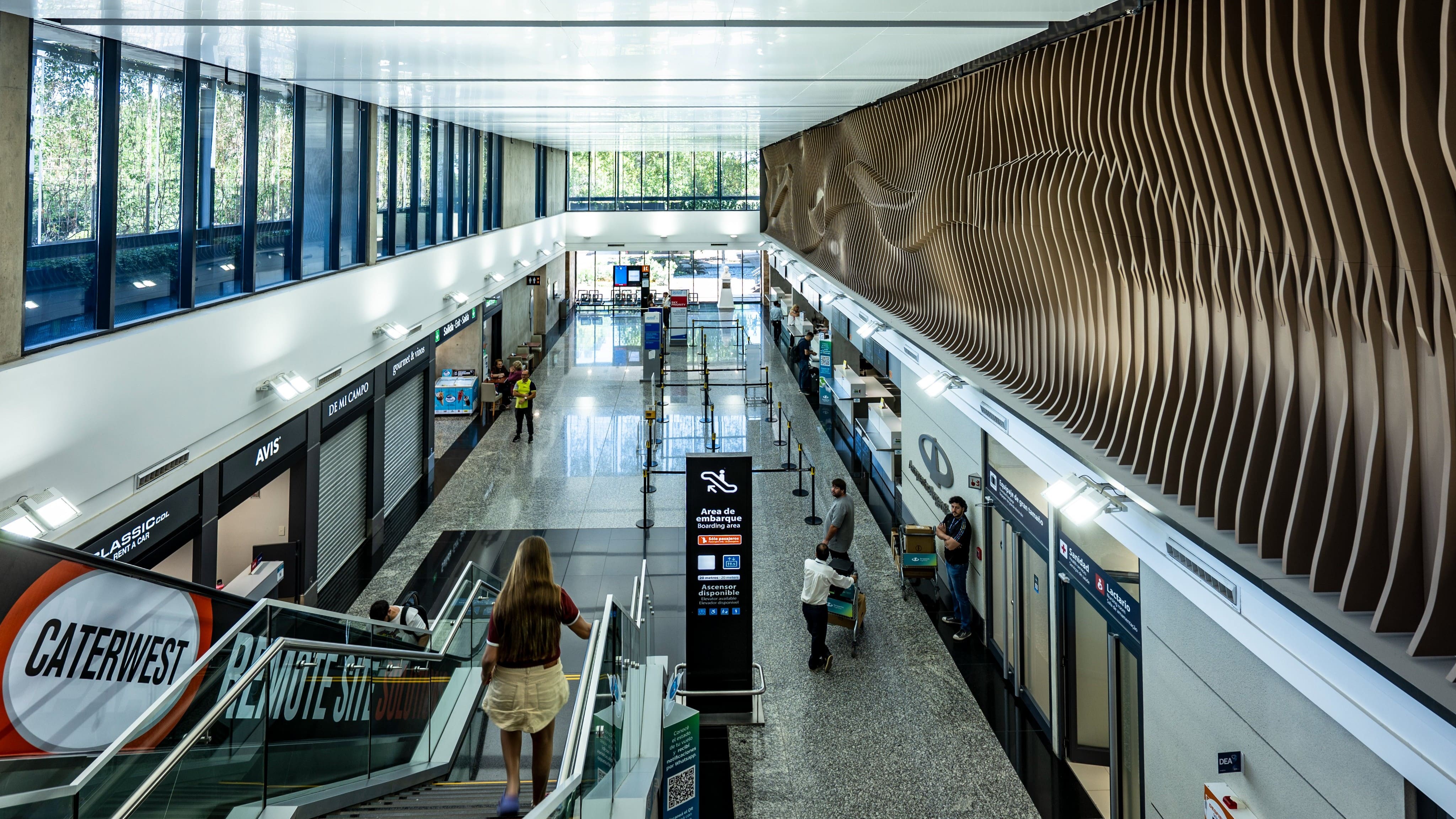 Interior de la nueva terminal del Aeropuerto de San Juan